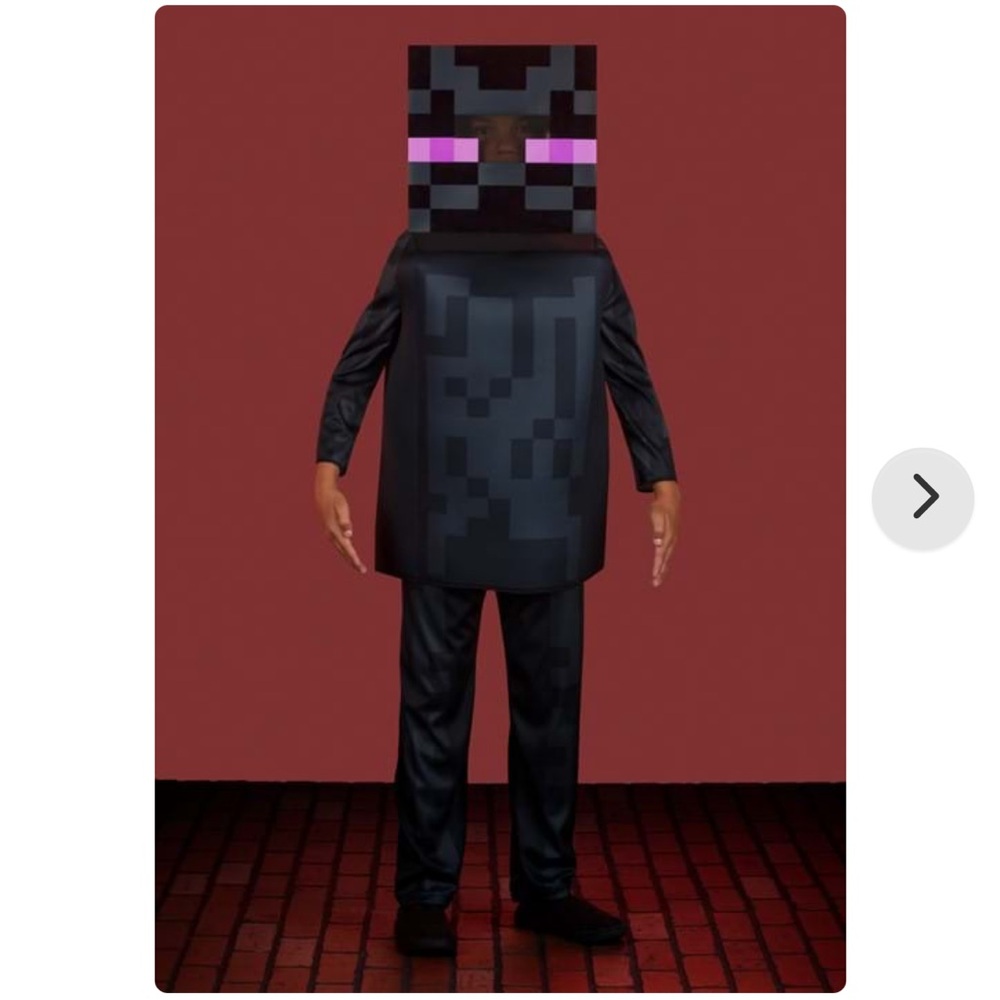 Kids Disguise Minecraft Enderman Inflatable Costume